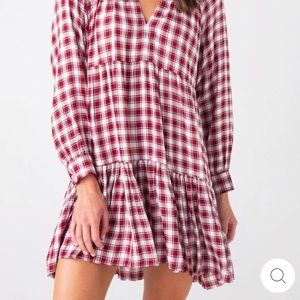 BB DAKOTA BY STEVE MADDEN - PLAID TO BE YOUR DRESS